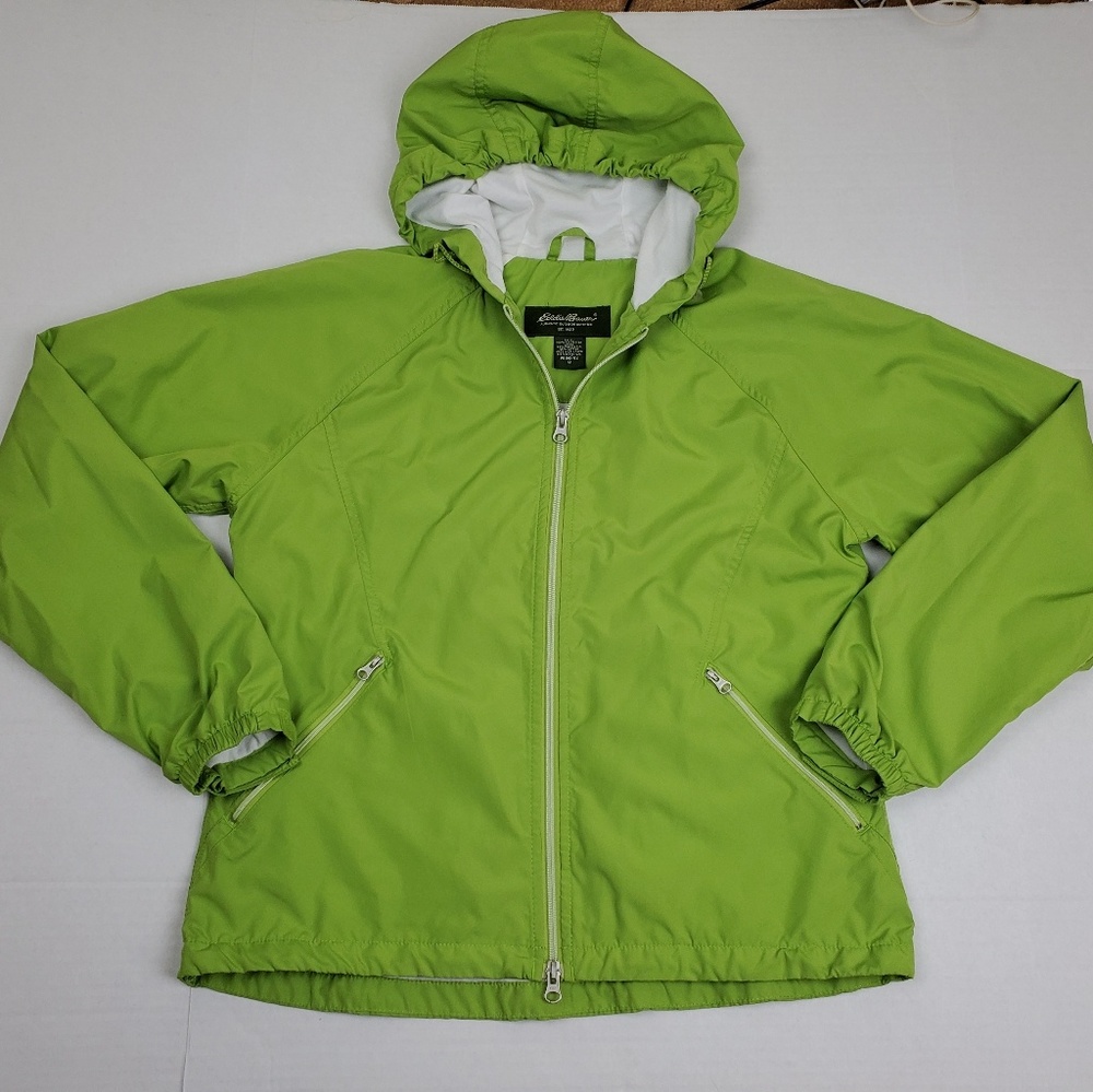 Eddie Bauer Bright Green Insulated Windbreaker